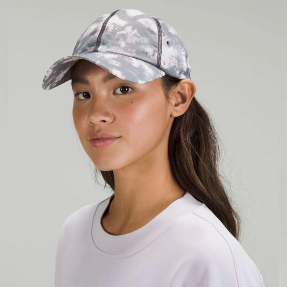 NWT Lululemon Baller Hat Soft Intersperse Pink Multi Pink Gray Tie Dye - Picture 2 of 12